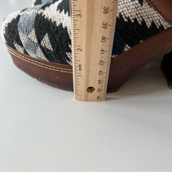 Kork-Ease Korks Lori Clog Mule Geometric Print Aztec Southwestern Boho size 7 - Picture 9 of 15